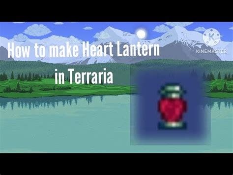 How to craft Heart Lantern in Terraria - YouTube