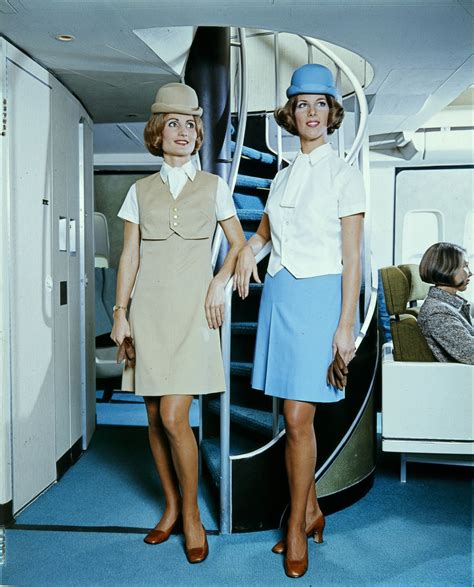 PAN AM 1971-1975 Edith Head Stewardess Complete Uniform - Peekaboo Gallery | Flight attendant ...