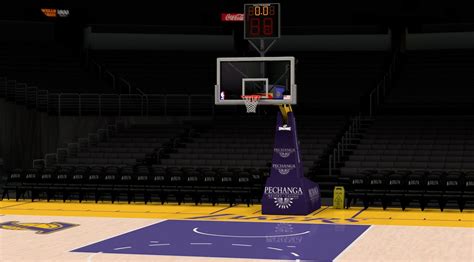 Nba Basketball Court Floor Lakers