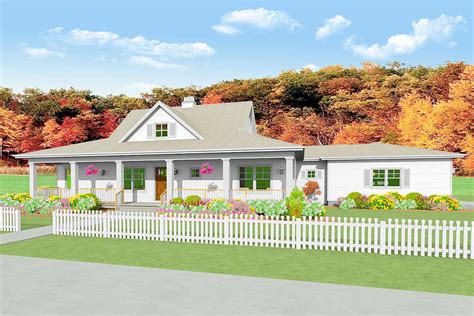 Country House Plan with Unfinished Basement - 28917JJ | Architectural ...