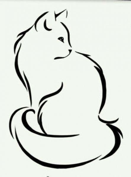 56+ Ideas Tattoo Cat Angel Kitty | Cat silhouette tattoos, Cat tattoo designs, Cat tattoo simple