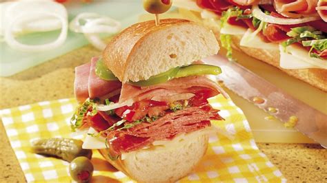 Submarine Sandwich Recipe - Tablespoon.com