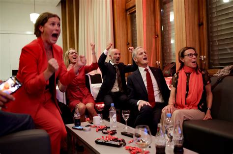 Norway's left-wing opposition wins general election in landslide ...