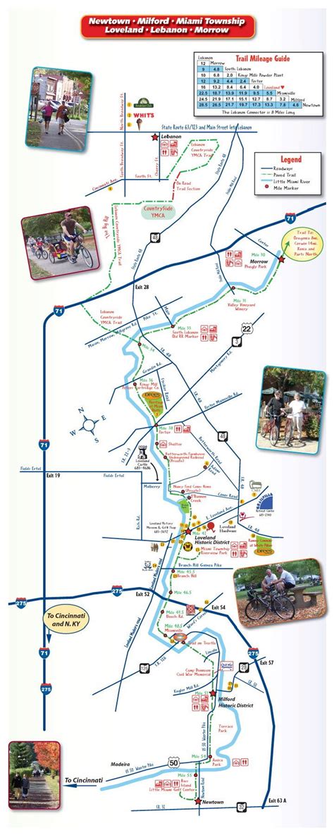 Ohio Bike Paths Map - Tourist Map Of English