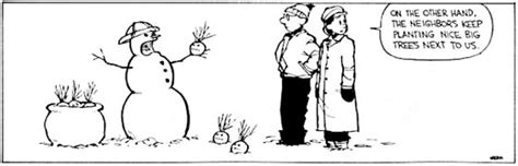 Calvin & Hobbes Snowman Cartoons - Funny Biz