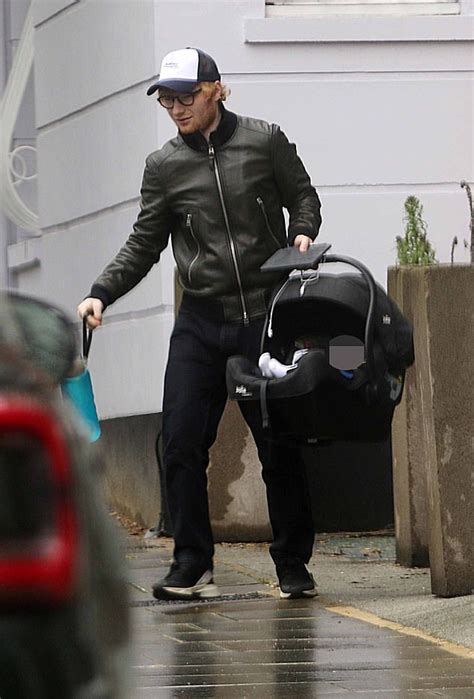 Ed Sheeran PIC EXC: Singer is seen out with baby daughter Lyra ...