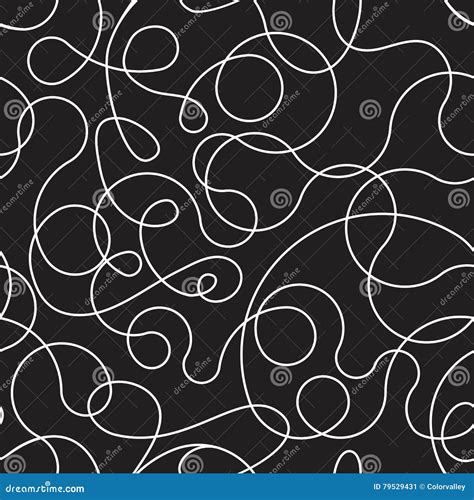 Scribble vector pattern stock vector. Illustration of digital - 79529431