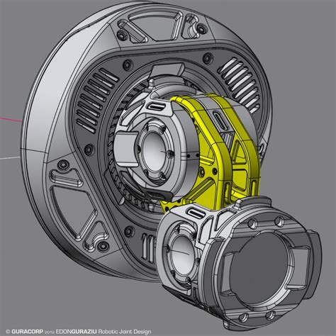 ArtStation - Robotic Joint Design, Edon Guraziu | Design, Robot, Robots ...