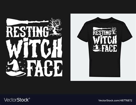 Halloween witch scary costume design Royalty Free Vector