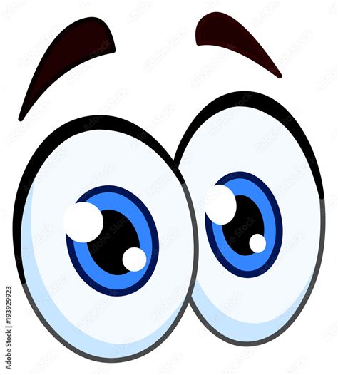 cartoon pair of eyes Stock Vector | Adobe Stock