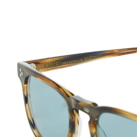 Moscot Dudel Sunglasses Bark & Blue | END. (Europe)