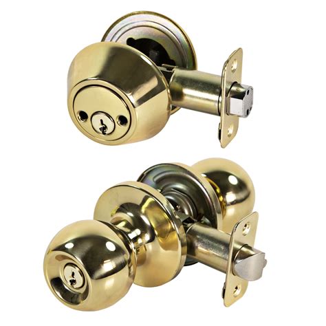 Ultra Security Chestnut Hill Keyed Entry with Deadbolt Ball Door Knob ...