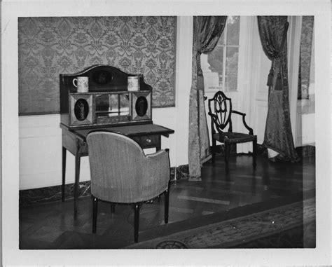 Photograph, Furniture in the Green Room of the White House - John F ...