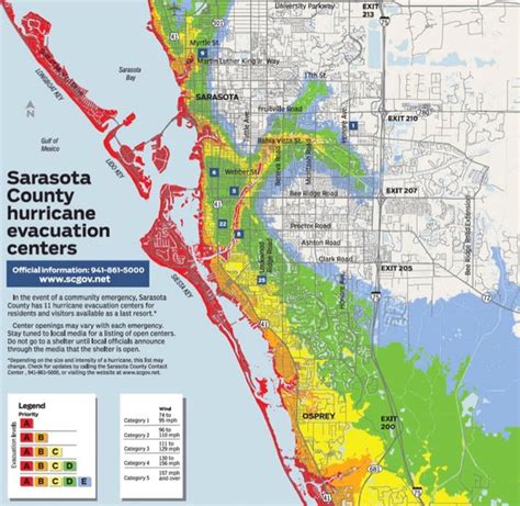 Sarasota County Hurricane Evacuation Maps Summer 2020 • SRQ Boomer Homes