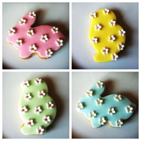 Easter Biscuits with Hand Crafted Flowers