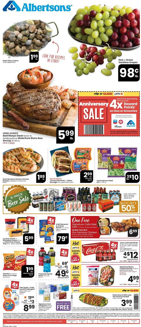 Albertsons Weekly Ads & Special Buys from July 29