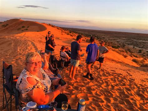 Going Up Big Red At Birdsville To Watch The Sunset