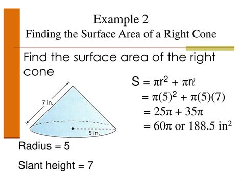 Surface area and volumes - online presentation