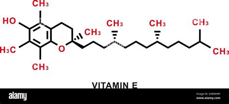 Vitamin E chemical formula. Vitamin E chemical molecular structure ...