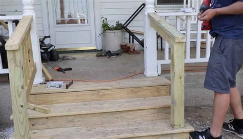 How To Build Front Porch Steps - Farmhouse on Boone