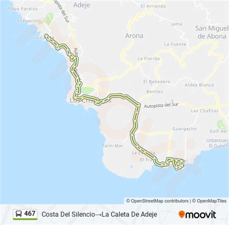 467 Bus Route Map