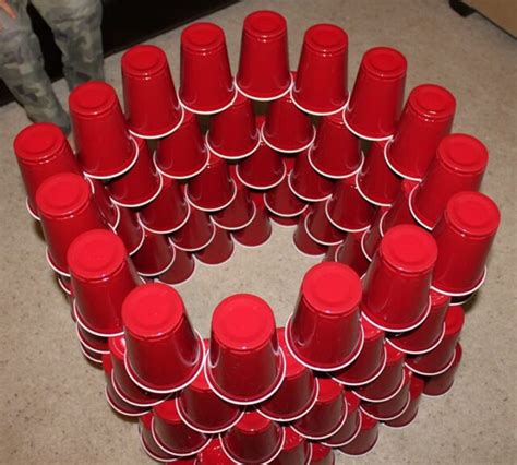 Frugal Building Activity: Cup Stacking - Frugal Fun For Boys and Girls