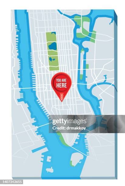 34 Map Of Manhattan Cartoon Stock Photos, High-Res Pictures, and Images ...