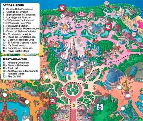 Disney Fantasyland Map