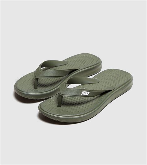 Lyst - Nike Solay Flip Flops in Green for Men