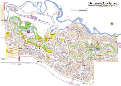 Sunriver Map | Sunset Lodging in Sunriver | Sunriver Vacation Rentals