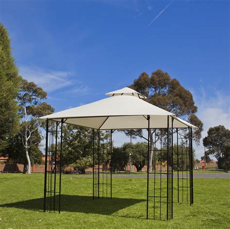 Gazebo 3x3m, Weather Resistant, Steel Frame Marquee Sunshade, easy fast ...