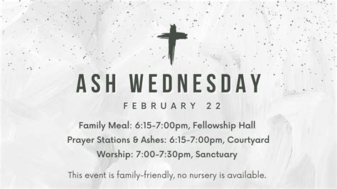 Ash Wednesday 2023 - FUMC