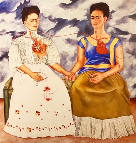 The Two Fridas (Las Dos Fridas) by Frida Kahlo - LadyKflo