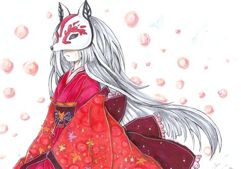 Kitsune mask by AmnesiaNightmare on DeviantArt