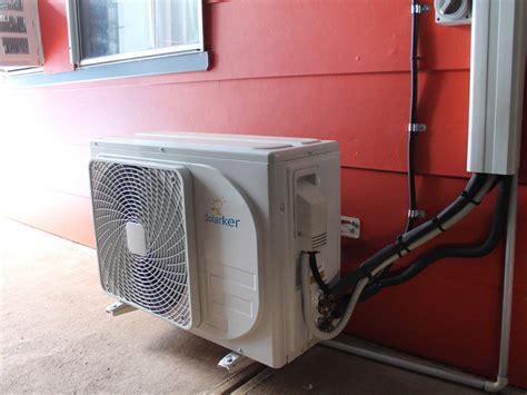 Hybrid ACDC solar air conditioner installation | Solar Air Conditioner Cases