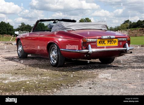 Jaguar XJ6 convertible, and aftermarket conversion Stock Photo - Alamy