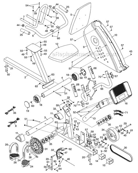 Proform Smr Exercise Bike Parts Diagrams | Reviewmotors.co