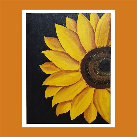 Painting Class - “Big Sunflower” | Paint & Sip Studio Temecula