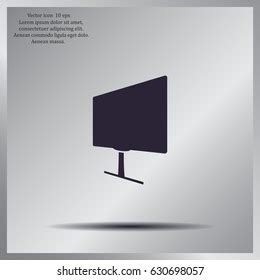 Display Monitor Vector Mockup Vector Illustration Stock Vector (Royalty Free) 630698057 ...