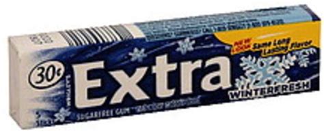 Extra Winterfresh Sugarfree Gum - 5 ea, Nutrition Information | Innit