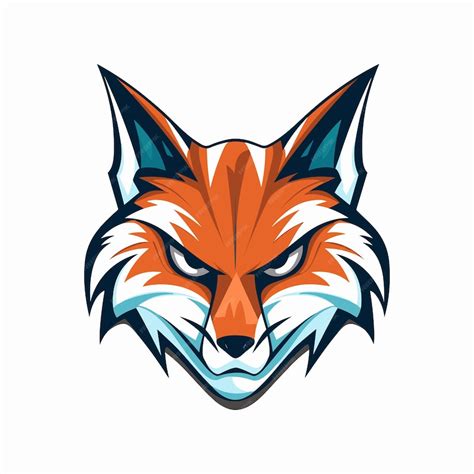 Premium Vector | Red fox head mascot logo vector illustration isolated ...