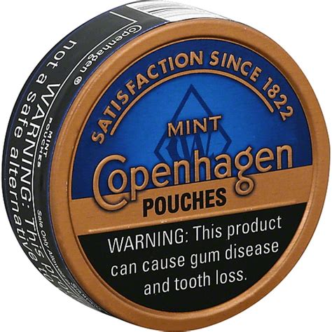 Copenhagen Smokeless Tobacco, Mint, Pouches | Tobacco | Fishers Foods