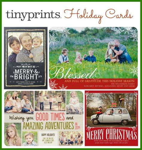 Tiny Prints Holiday Cards #TinyPrintsCheer {Giveaway} - About A Mom