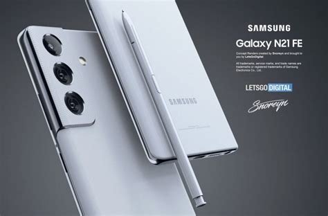 Concept Renders Show How Galaxy Note 21 Fan Edition Might Look Like