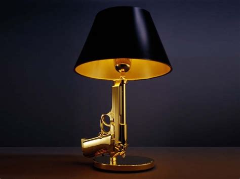 Golden Gun Lamp - Kiddikado.nl