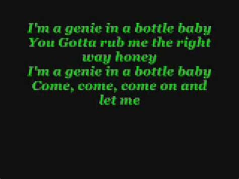 Christina Aguilera - Genie in A Bottle {Lyrics} - YouTube