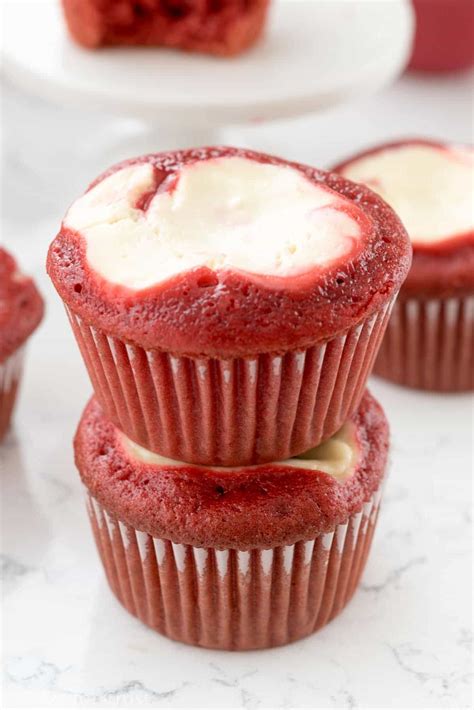 Red Velvet Cheesecake Cupcakes - Crazy for Crust