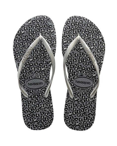 Havaianas Flip-flops - Havaianas Slim Animals Steel Grey