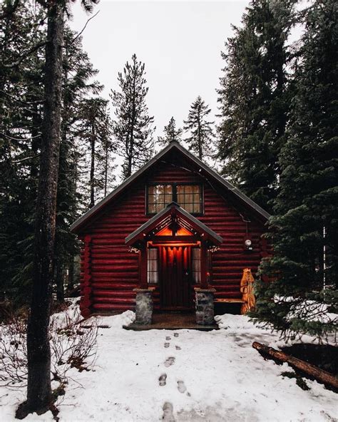 Pin by Creative @ Heart on Little Red Cabin | Cabins in the woods ...