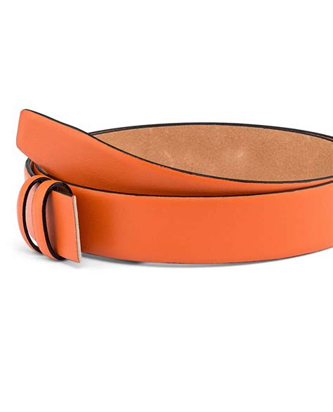 Buy Pale Orange Belt Strap - Capo Pelle - Free Shipping